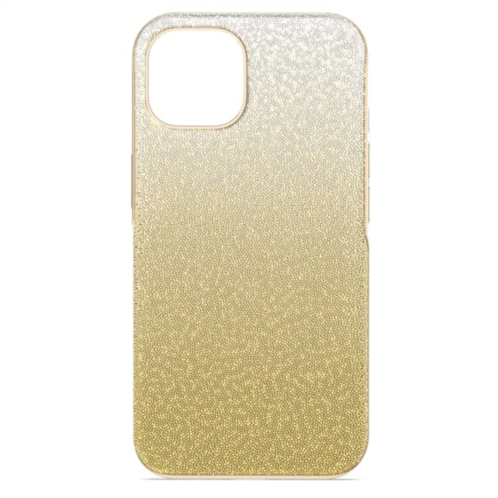 Swarovski High smartphone case, Color gradient, iPhone 14, Gold tone