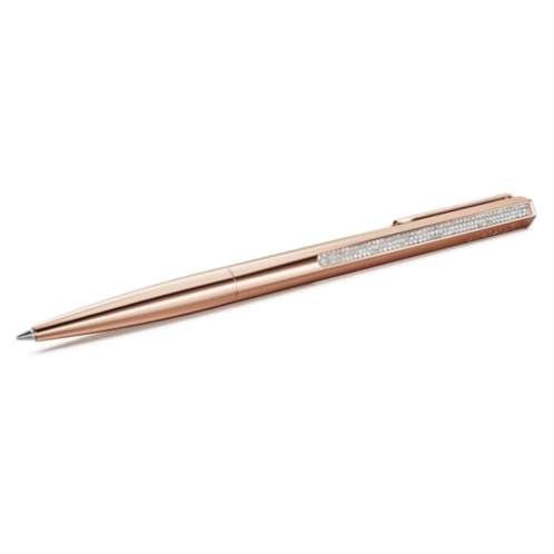 Swarovski Crystal Shimmer ballpoint pen, Rose gold tone, Rose gold-tone finish