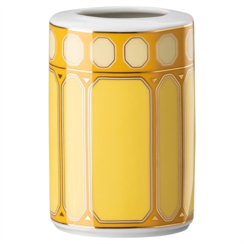Swarovski Signum vase, Porcelain, Small, Yellow
