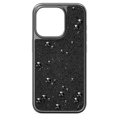 Swarovski High smartphone case, iPhone 15 Pro, Black