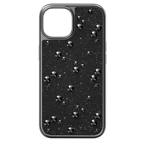 Swarovski High smartphone case, iPhone 15, Black