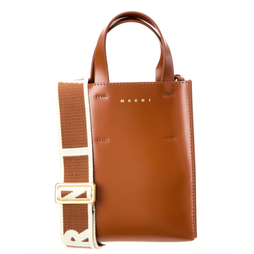 Marni Museo Nano Leather Tote