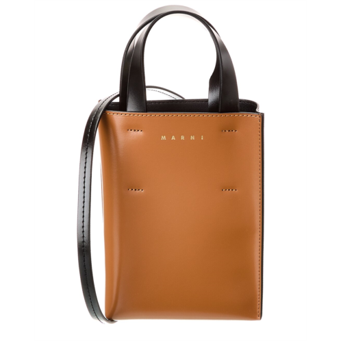 Marni Museo Nano Leather Tote