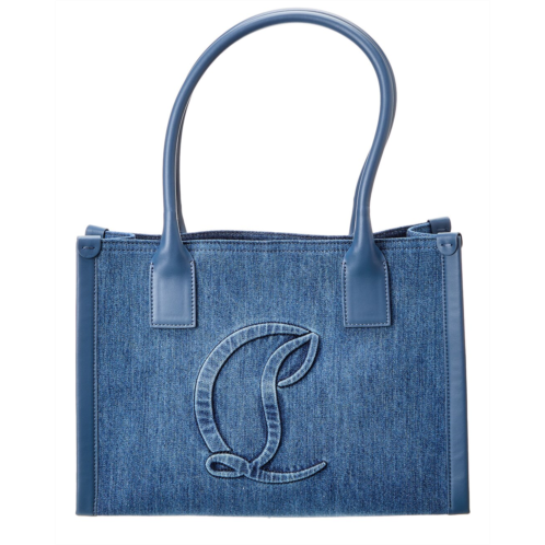 Christian Louboutin By My Side Small Denim & Leather Tote