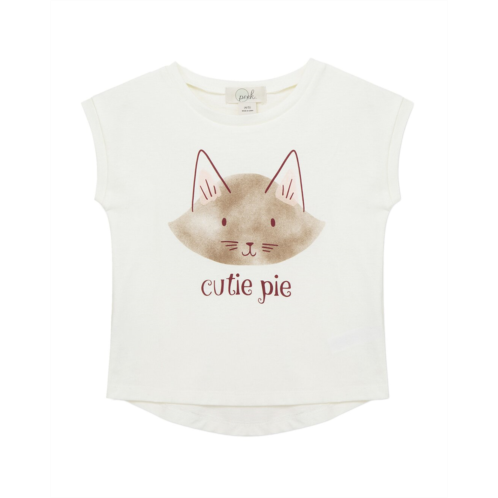 Peek Kids Cute Cat Screened T-Shirt