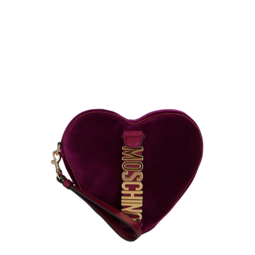 Moschino Heart Logo Clutch