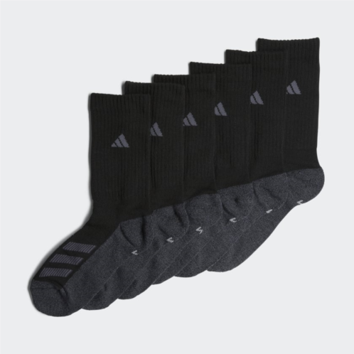 Adidas Cushioned Angle Stripe Crew Socks 6 Pairs