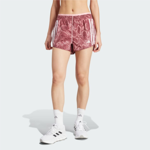 Adidas Own the Run Excite Allover Print AEROREADY Shorts