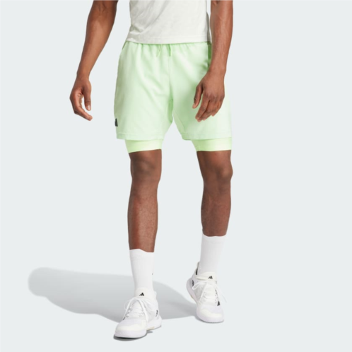 Adidas Tennis HEAT.RDY Shorts and Inner Shorts Set