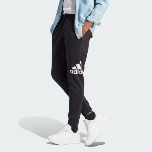 Adidas Essentials Fleece Tapered Cuff Big Logo Pants