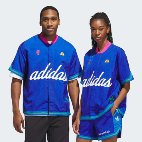 Adidas Hoop York City Short Sleeve Warm-Up Top (Gender Neutral)