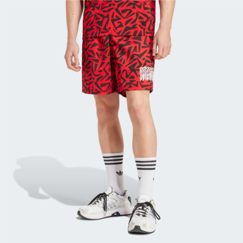 Adidas Allover Print Shorts