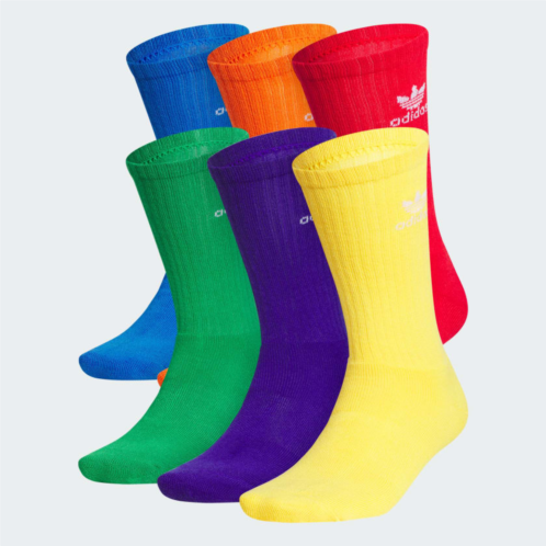 Adidas Trefoil Crew Socks 6 Pairs