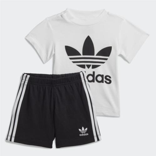 Adidas Trefoil Shorts Tee Set