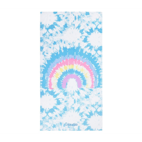 Potterybarn Rainbow Tie-Dye Kid Beach Towel