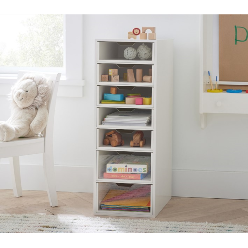 Potterybarn Wood & Acrylic Playroom Storage Tower