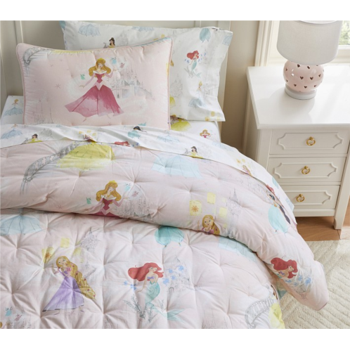Potterybarn Disney Princess Castles Comforter & Shams