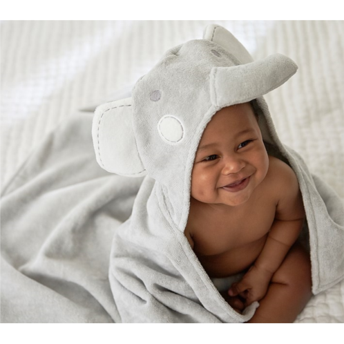 Potterybarn Elephant Baby Hooded Towel