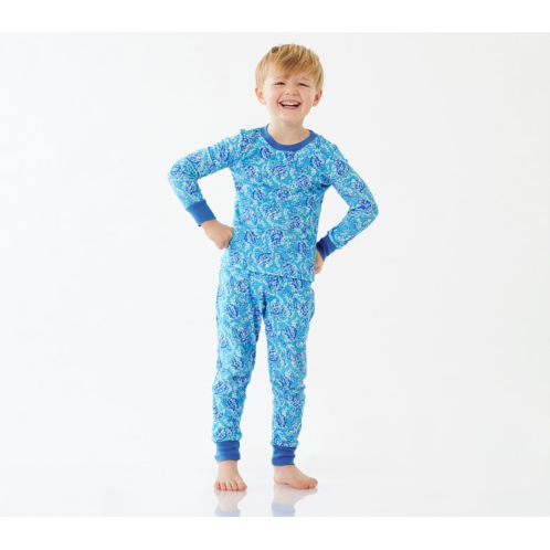 Potterybarn Lilly Pulitzer Turtley Awesome Organic Pajama Set