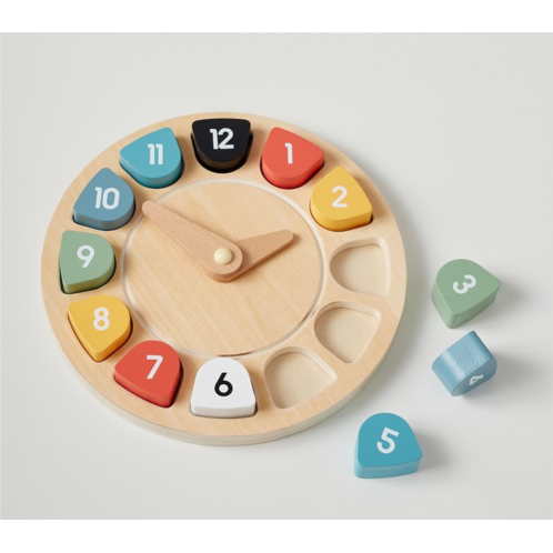 Potterybarn Wooden Clock Puzzle