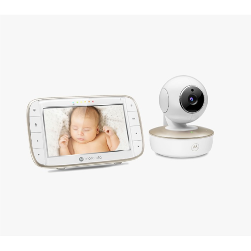 Potterybarn Motorola VM855 5 Video WiFi Baby Monitor?with Motorized Pan/Tilt