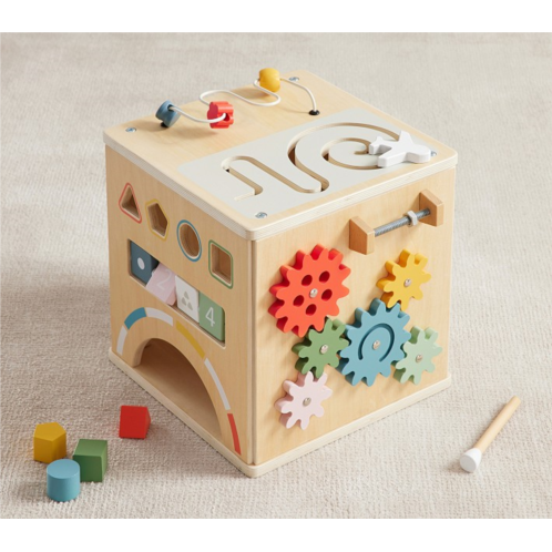 Potterybarn Wooden Busy Cube