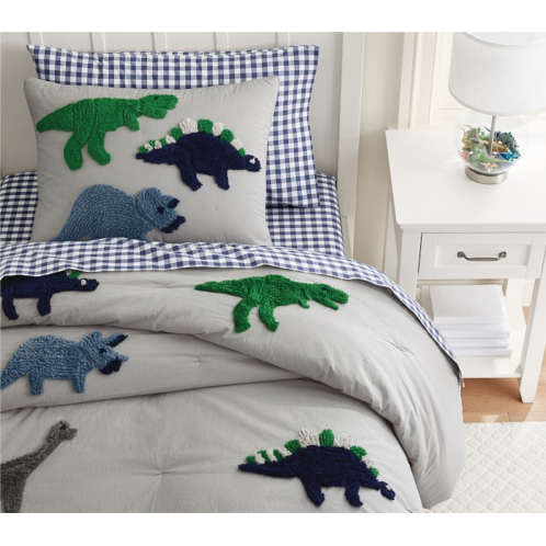 Potterybarn Candlewick Dino Comforter & Shams