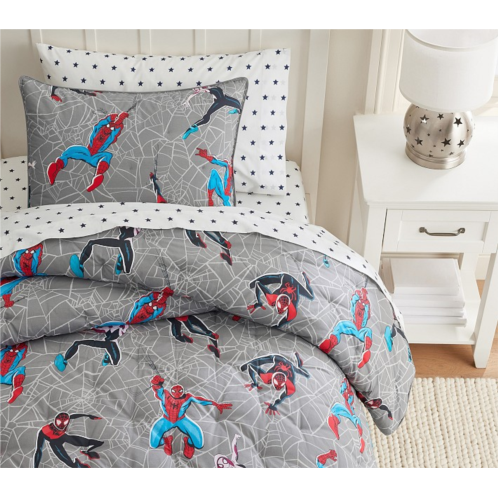 Potterybarn Marvels Spider-Man Glow-in-the-Dark Comforter & Shams