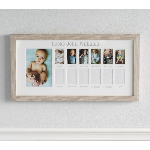Potterybarn Vintage Wood First Year Frame