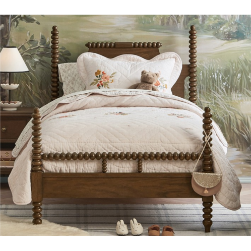 Potterybarn Chris Loves Julia Turned Wood Bed