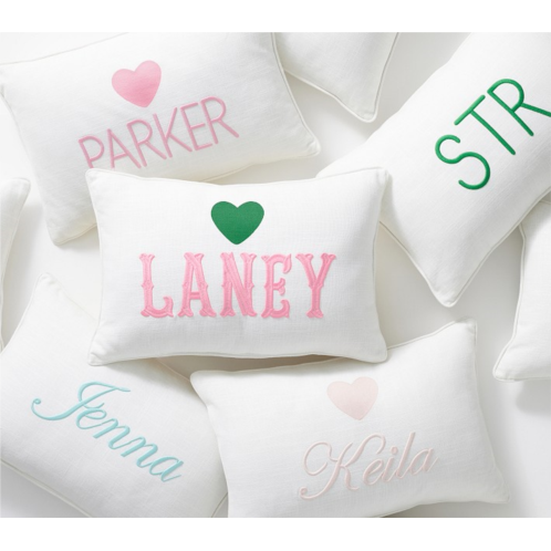 Potterybarn Heart Icon Personalized Pillow Cover