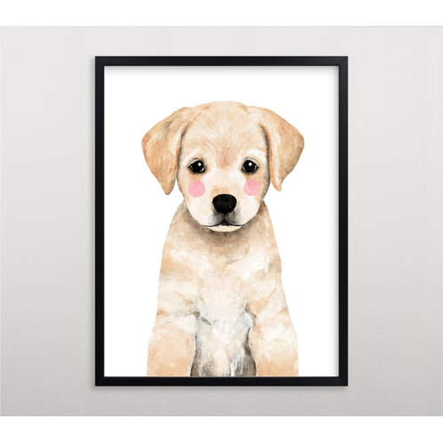 Potterybarn Limited Edition Minted Baby Animal Labrador Wall Art by Cass Loh
