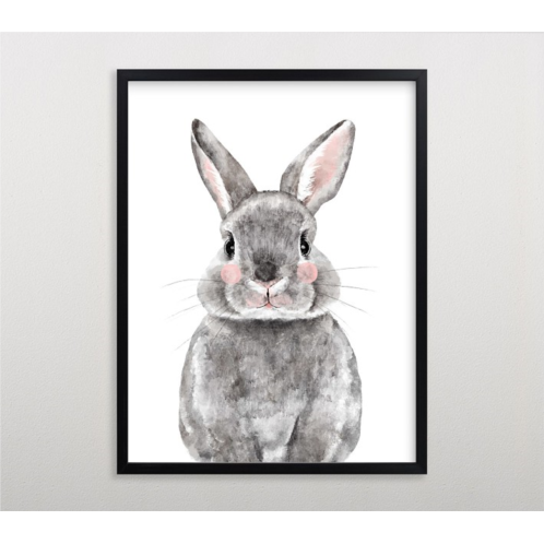 Potterybarn Limited Edition Minted Baby Animal Rabbit Wall Art by Cass Loh