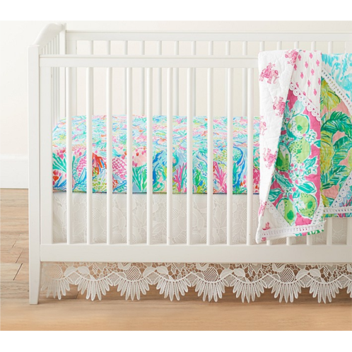 Potterybarn Lilly Pulitzer Party Patchwork Toddler Comforter