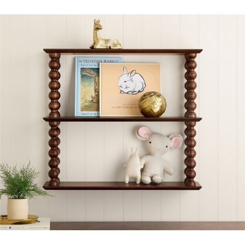 Potterybarn Chris Loves Julia Turned Wood Tiered Shelf (21.5 x 24)