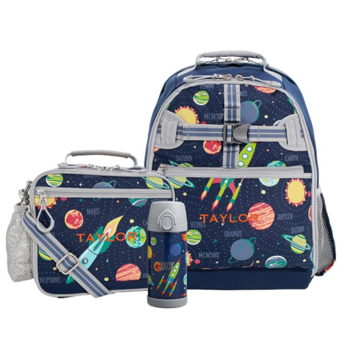 Potterybarn Mackenzie Navy Solar System Glow-in-the-Dark Adaptive Backpack & Lunch Bundle, Set of 3