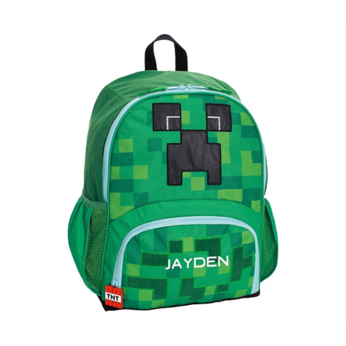 Potterybarn Mackenzie Minecraft Creeper Critter Glow-in-the-Dark Backpacks