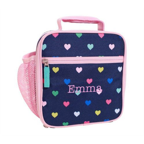 Potterybarn Mackenzie Navy Pink Multi Hearts Lunch Boxes