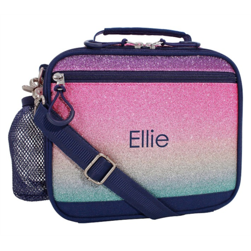 Potterybarn Mackenzie Rainbow Ombre Sparkle Glitter Adaptive Lunch Box