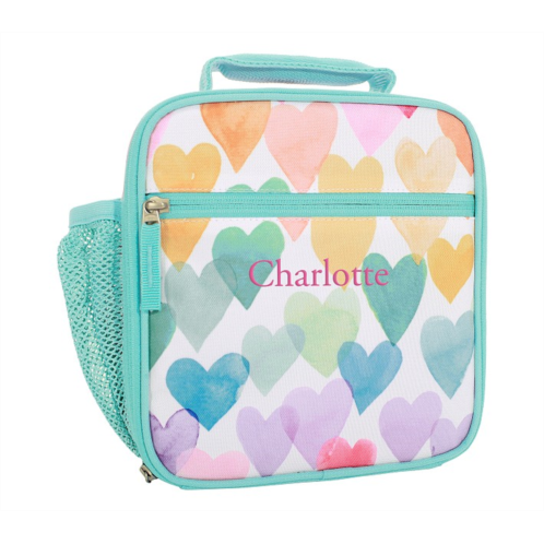 Potterybarn Mackenzie Aqua Rainbow Hearts Lunch Boxes