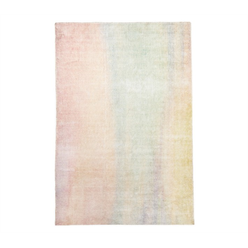 Potterybarn Watercolor Rainbow Printed Rug