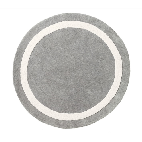 Potterybarn Classic Border Round Rug