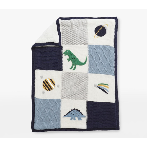 Potterybarn Dino Heirloom Baby Blanket