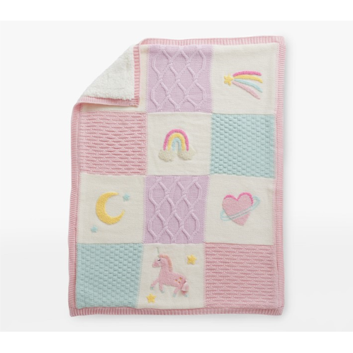 Potterybarn Unicorn Heirloom Baby Blanket