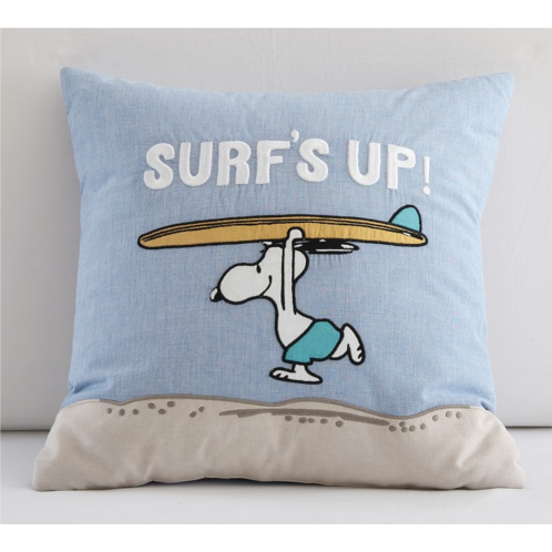 Potterybarn Peanuts Snoopy Surfs Up Pillow