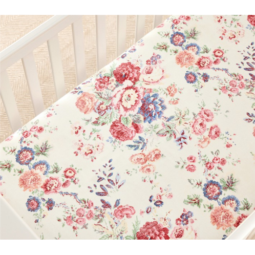 Potterybarn Eleanor Floral Organic Crib Fitted Sheet