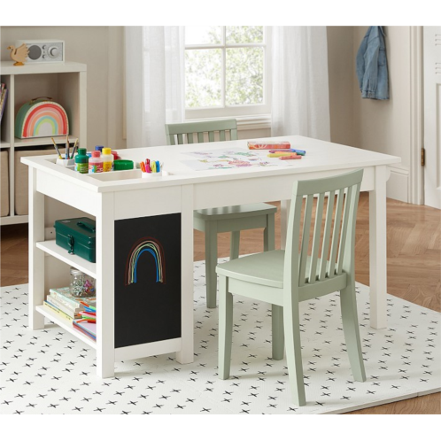 Potterybarn Carolina Storage Craft Table (47)