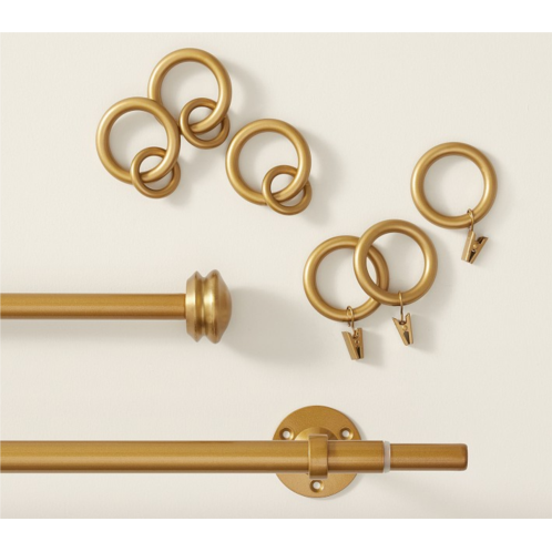 Potterybarn Gold Curtain Hardware Collection