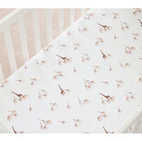 Potterybarn Goldie Giraffe Crib Fitted Sheet