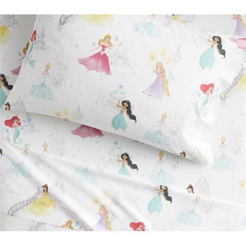 Potterybarn Disney Princess Castles Organic Toddler Sheet Set